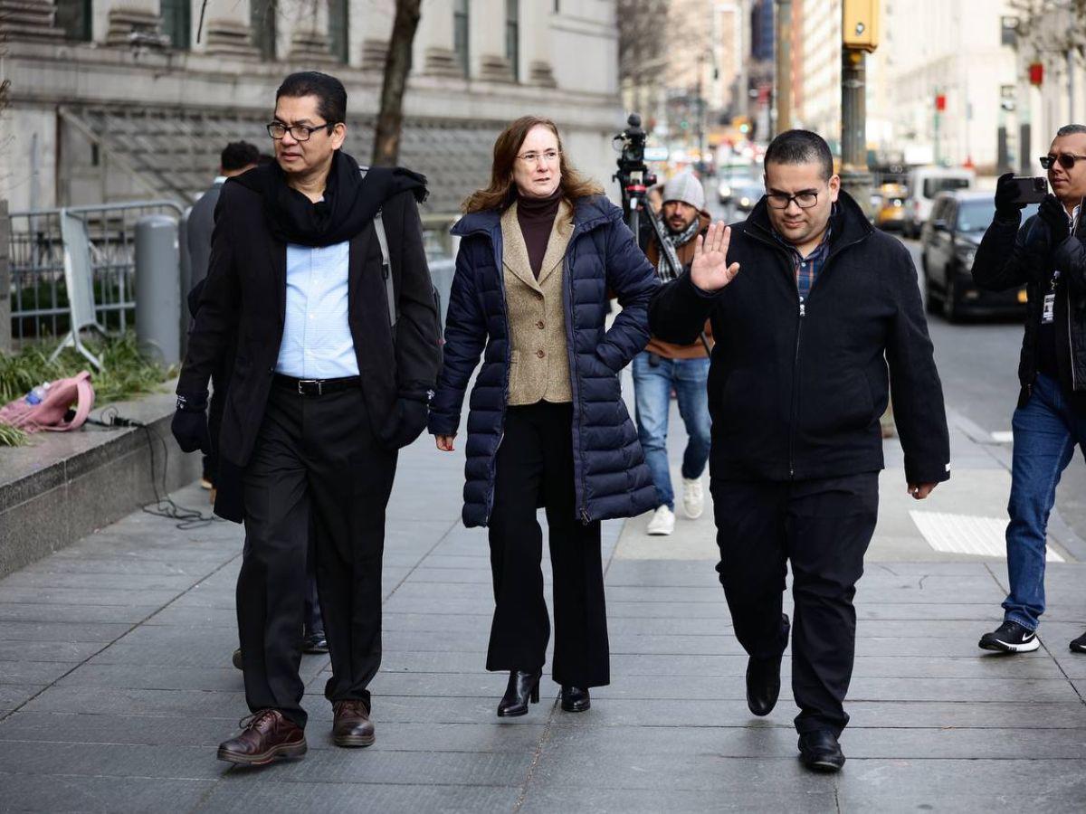 Fiscales del Ministerio Público en Nueva York.