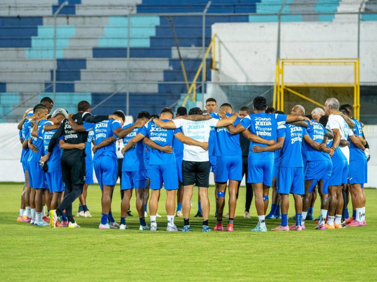 Así fue el entreno a puertas cerradas de Honduras: dos legionarios no estuvieron