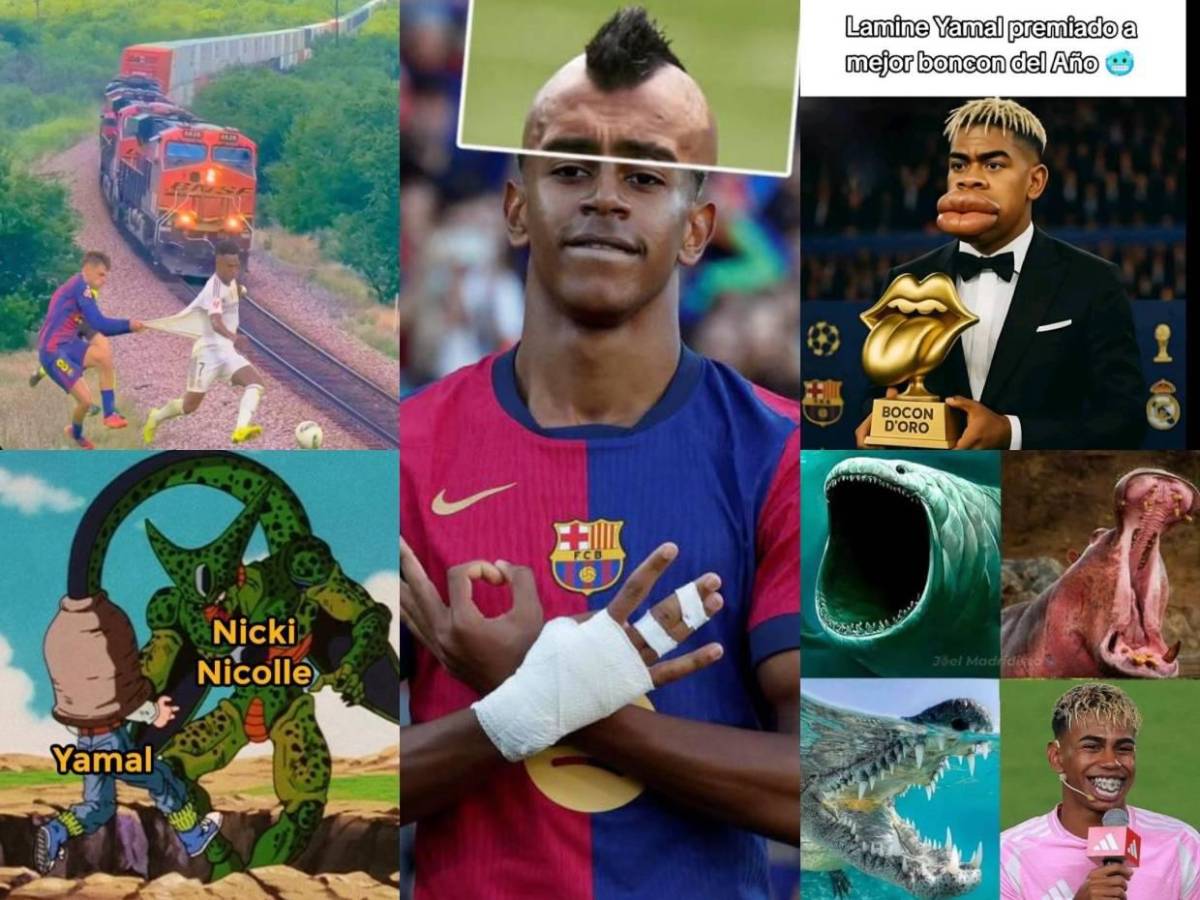 Destrozan a Lamine Yamal y el arbitraje: Memes tras derrota del Barcelona ante Real Madrid