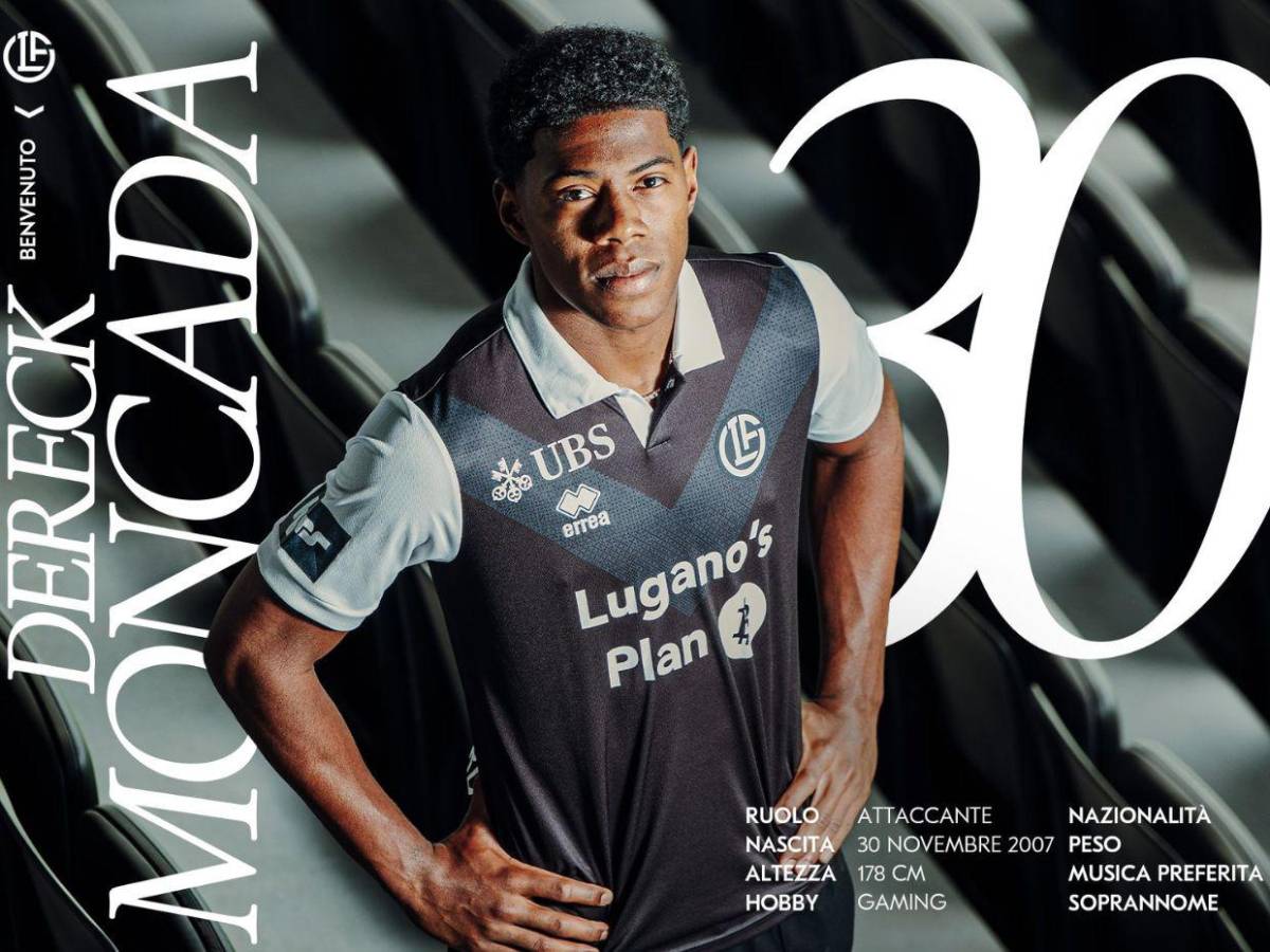 Dereck Moncada es presentado en Suiza y entra al top 10 de los fichajes más caros en Honduras