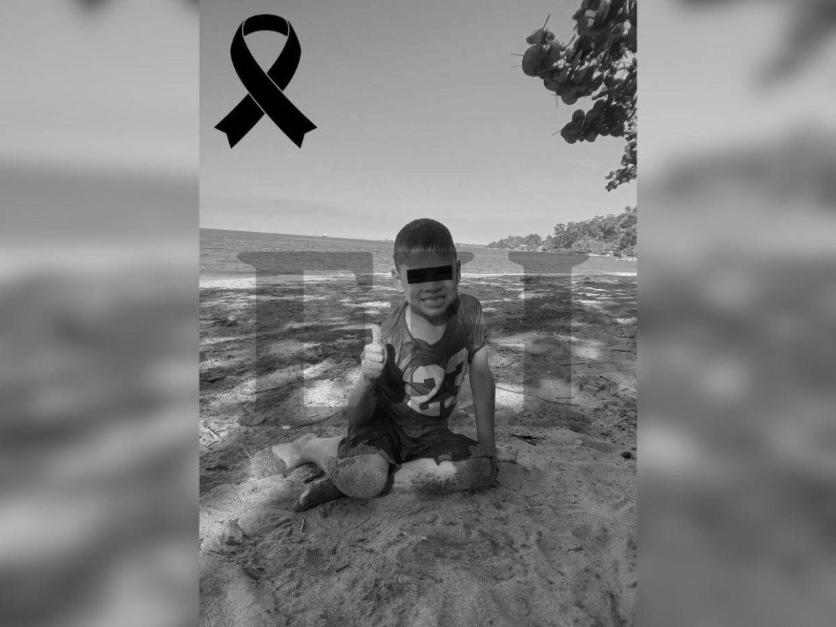 Jefferson Serrano, pequeño que murió tras colisión en Omoa; su hermano gemelo está herido