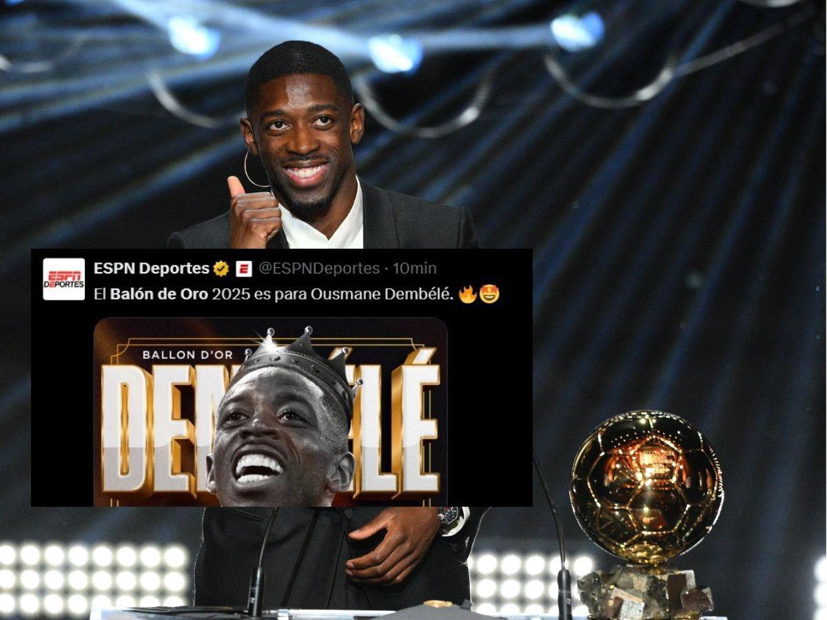 Broma pesada estará a años luz de Messi: Reacción de la prensa al ganador del Balón de Oro 2025