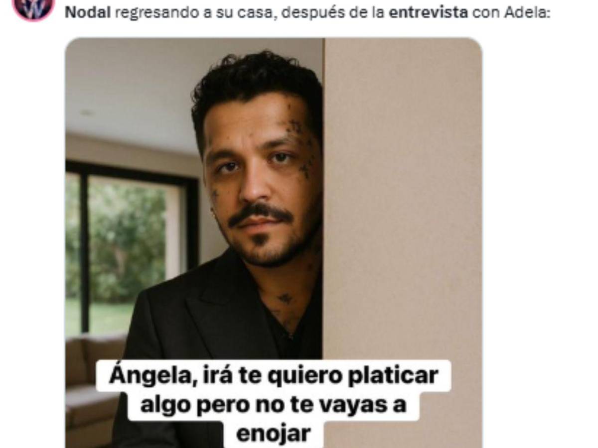 Los memes que dejó la entrevista de Christian Nodal con Adela Micha
