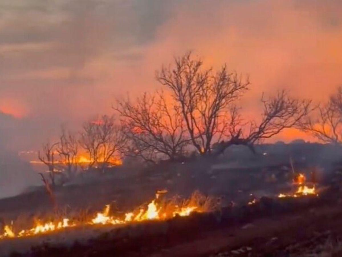 Incendio forestal en Texas obliga evacuaciones