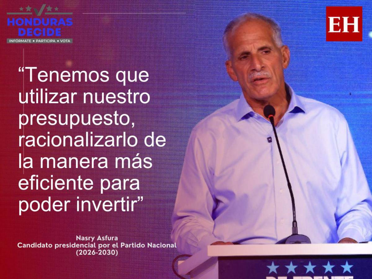 Denme esa oportunidad, Honduras: las frases de Nasry Asfura en foro de USAP