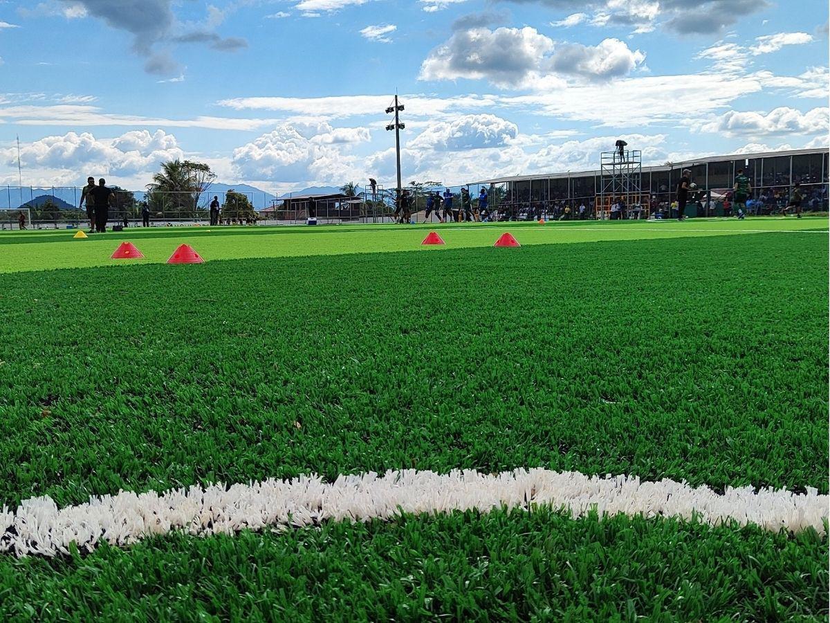 ¡Belleza! Así lució el estadio hondureño Óscar Peralta en su primer partido de Liga Nacional