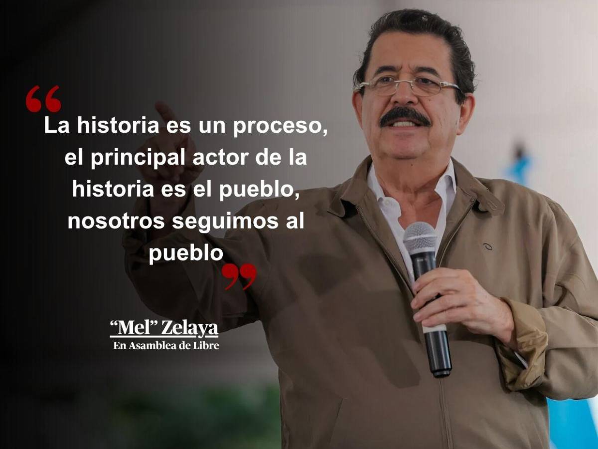 “Se preocupa la oligarquía porque Rixi no se vende: Frases de 'Mel' Zelaya en asamblea “Se preocupa la oligarquía porque Rixi no se vende: Frases de 'Mel' Zelaya en asamblea