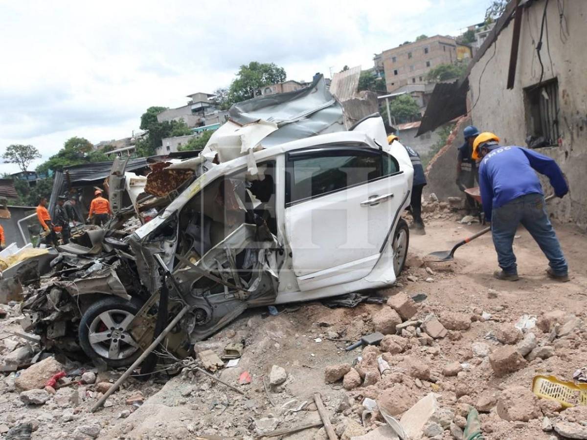 Zona donde ocurrió la tragedia de Villa Nueva, un día después del fatal accidente