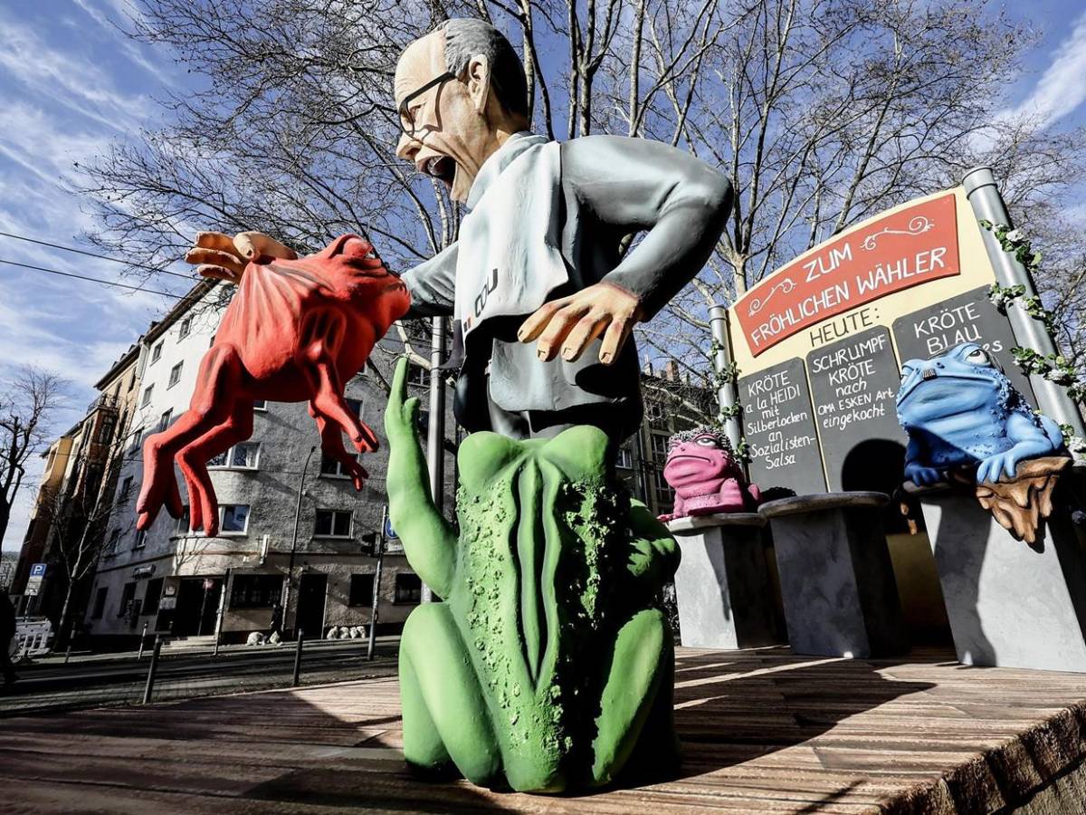 Las polémicas carrozas del ‘Rosenmontag’ o “lunes de las rosas” en Alemania Las polémicas carrozas del ‘Rosenmontag’ o “lunes de las rosas” en Alemania