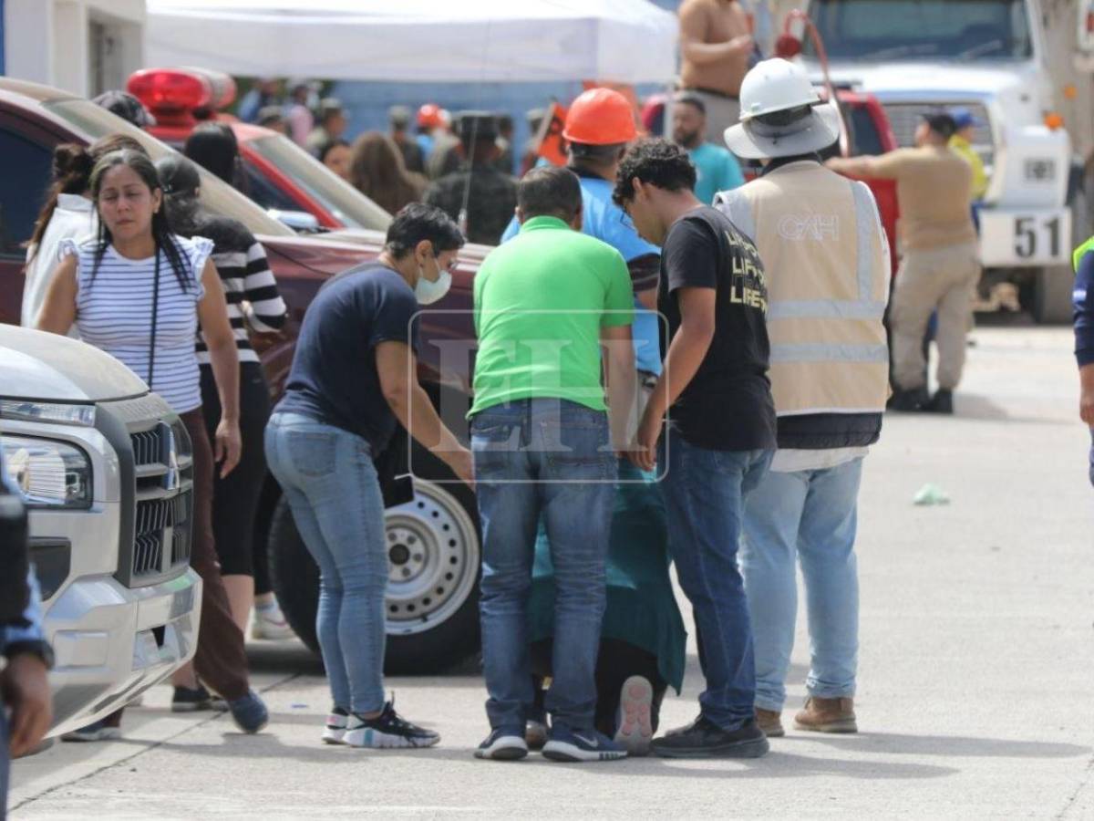 Desgarradoras imágenes de la familia de Félix Núñez tras encontrar su cuerpo en el anillo periférico