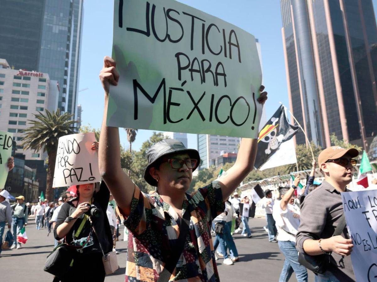 Marcha de la ‘Generación Z’ se alza contra Sheinbaum y la violencia en México