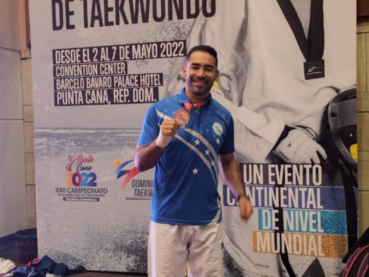 Miguel Ferrera logra medalla de bronce para Honduras en Abierto de Taekwondo del Caribe