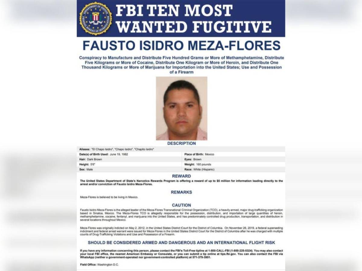 Sin El Mencho, así queda la lista de los más buscados por Estados Unidos