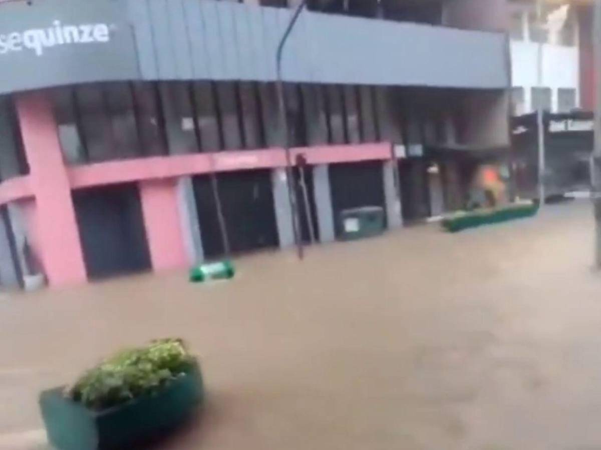 Lluvias vuelven a azotar el sur de Brasil y dejan unos 1,300 damnificados