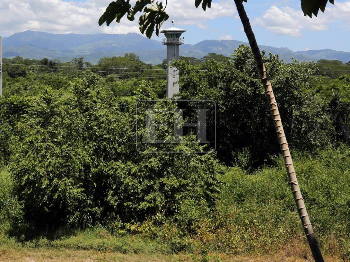 Maleza, techos dañados y módulos inconclusos: el abandono de la cárcel de Naco