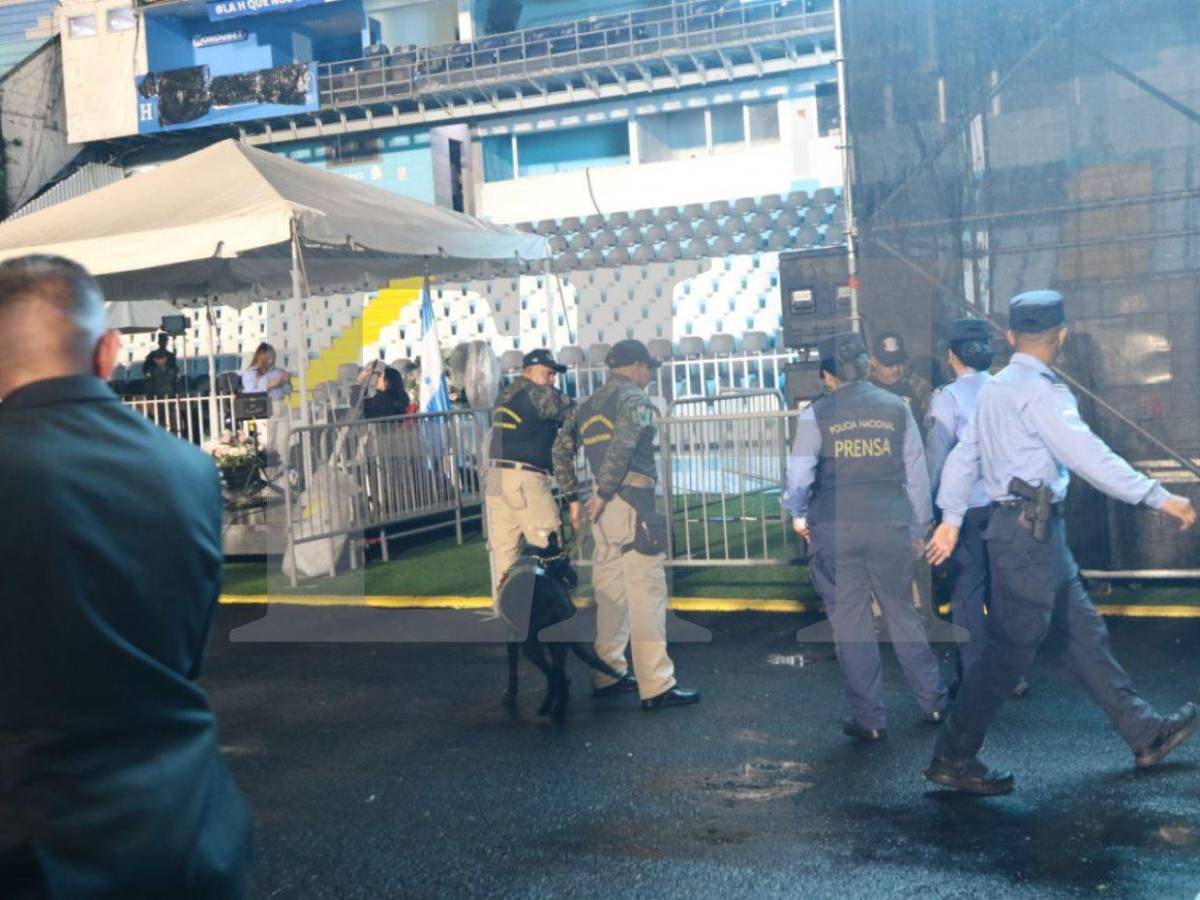 El Estadio Nacional, bajo vigilancia estricta en los desfiles patrios