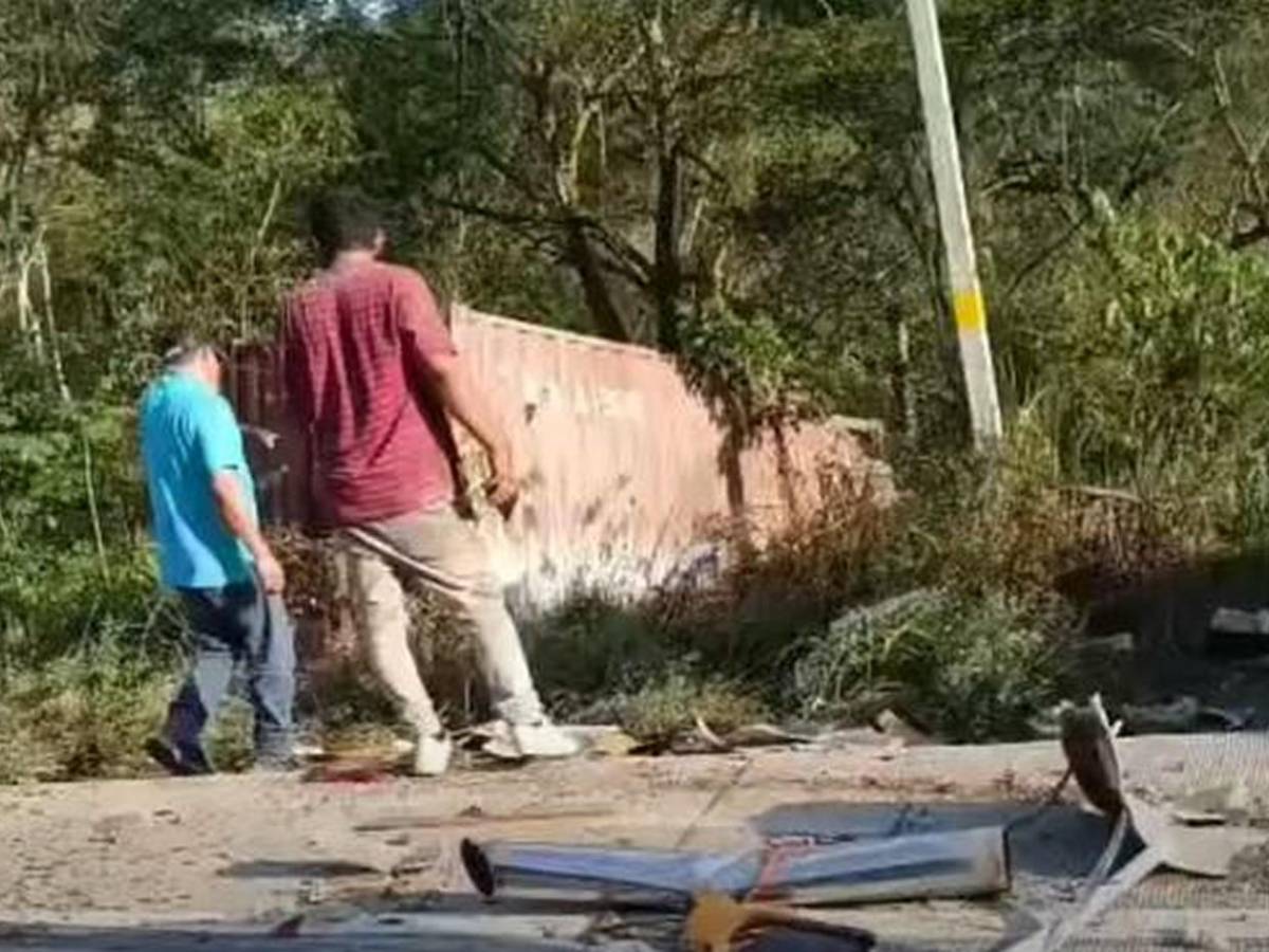 ¿Cómo retiran el letal cianuro de la zona del accidente en Quimistán?