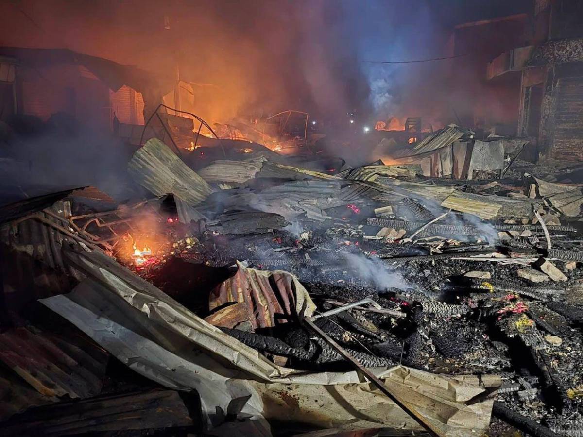 Comisario Carrasco: En puestos son más de 100 los afectados por incendio en mercado Medina de SPS