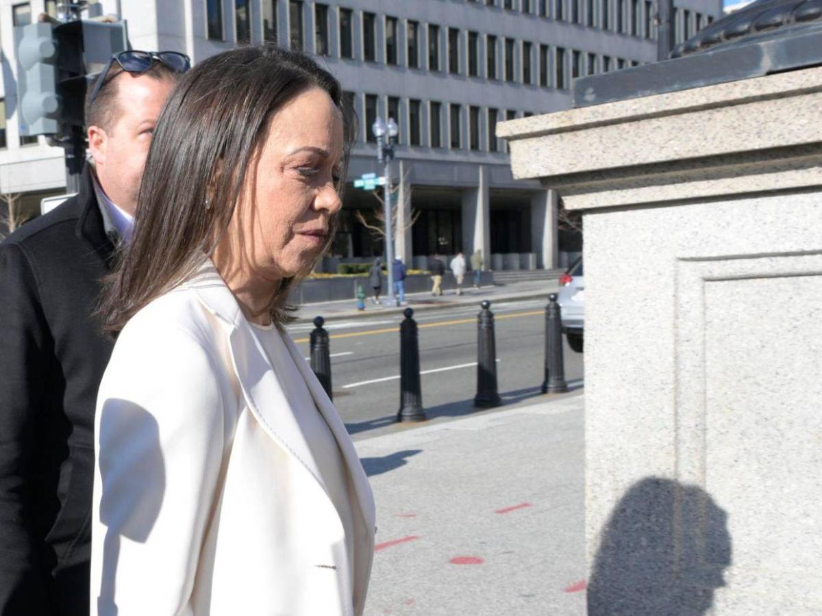 Así fue la llegada de María Corina a la Casa Blanca para reunión privada con Trump