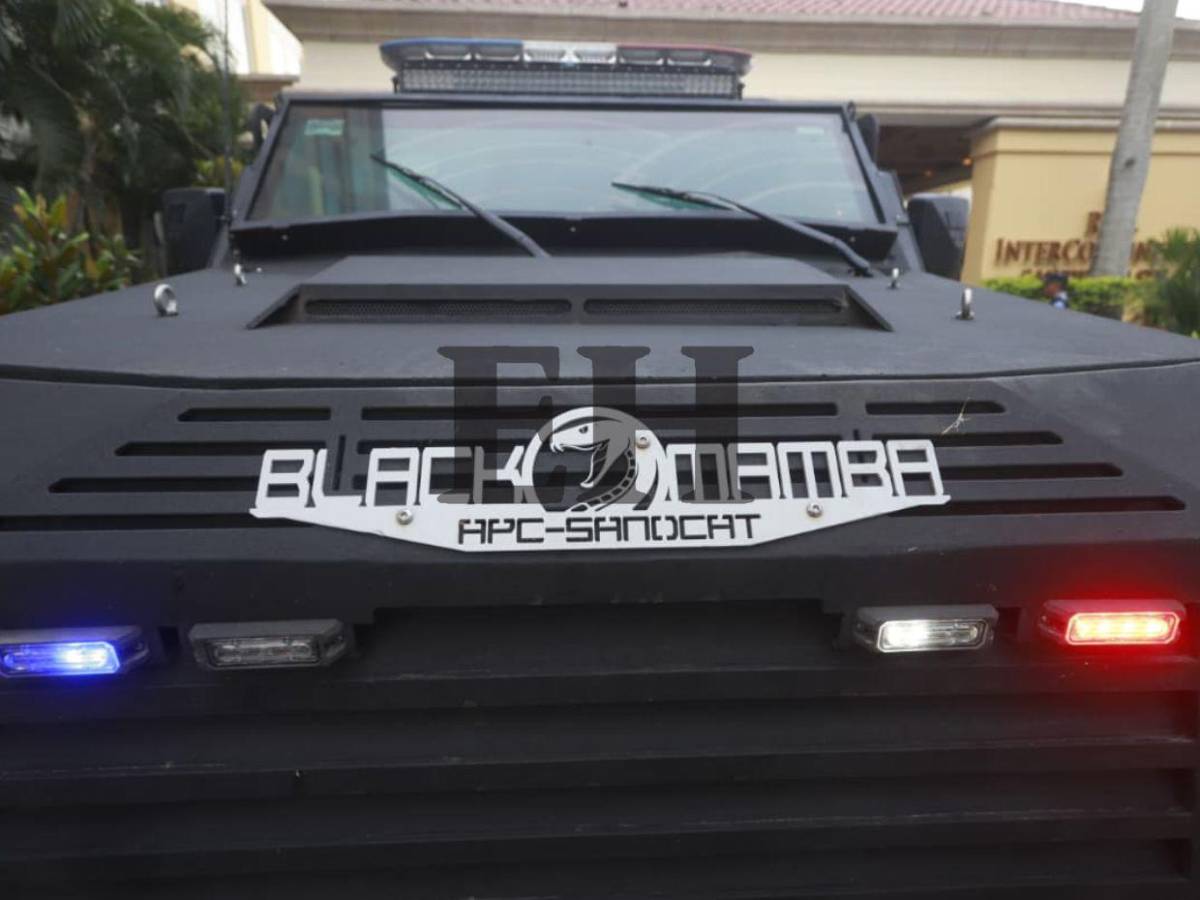 ¿Por qué la Policía movilizó una Black Mamba en juego de tiktokers Honduras-El Salvador?