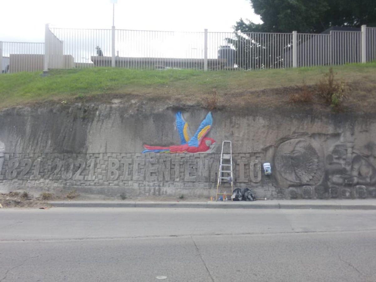 Artista capitalino busca apoyo para replicar su arte en Honduras