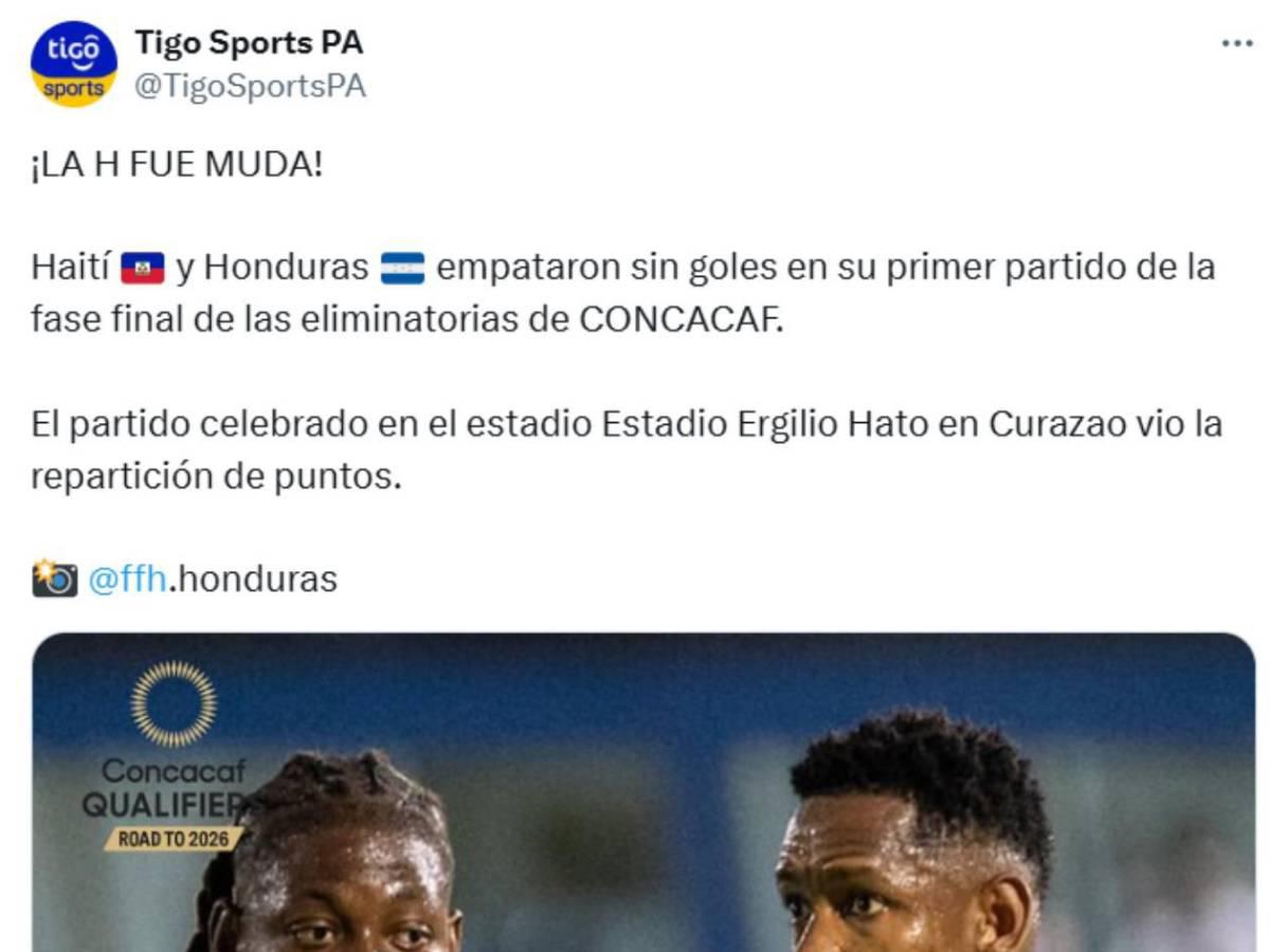 Vergonzoso La H fue muda: Prensa catracha explota tras el Honduras vs Haití en Eliminatoria