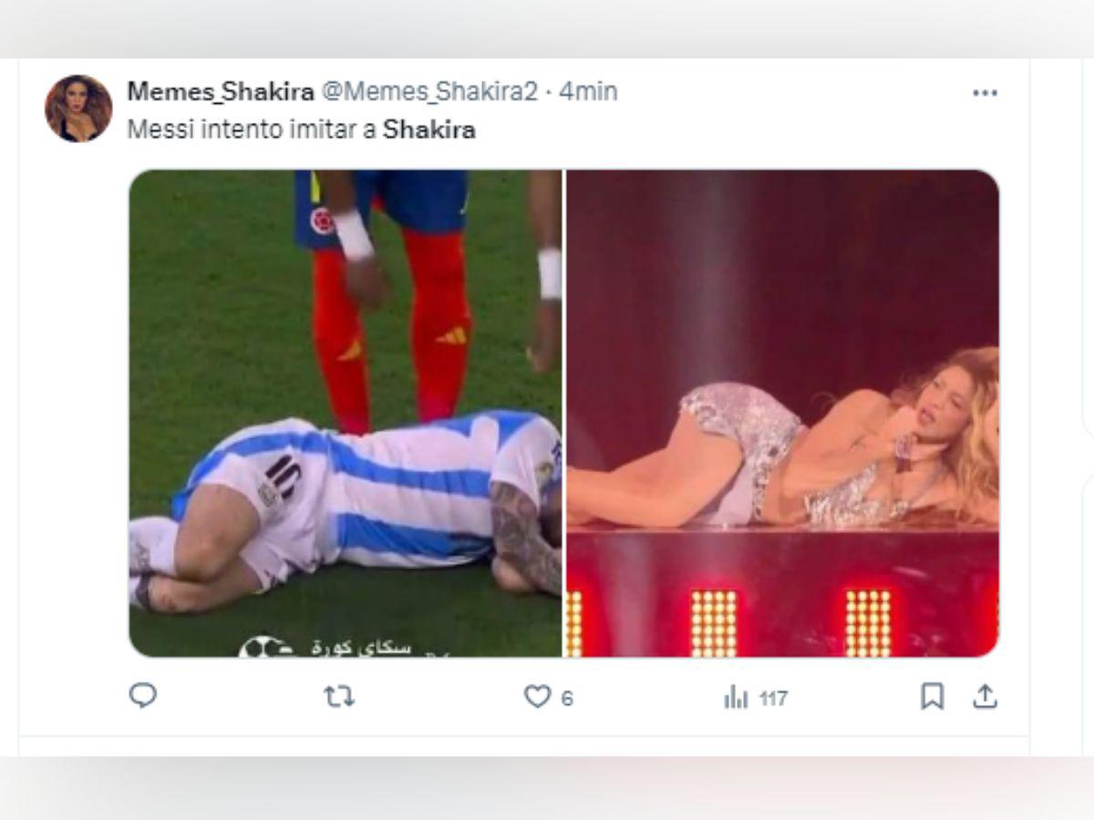 Los memes que dej&oacute; el show de medio tiempo de Shakira en la Copa Am&eacute;rica 2024