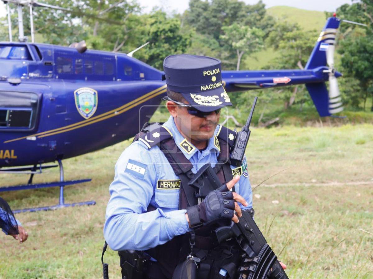 En fotos: comienza intervención en Corinto, Omoa, tras muerte de agentes