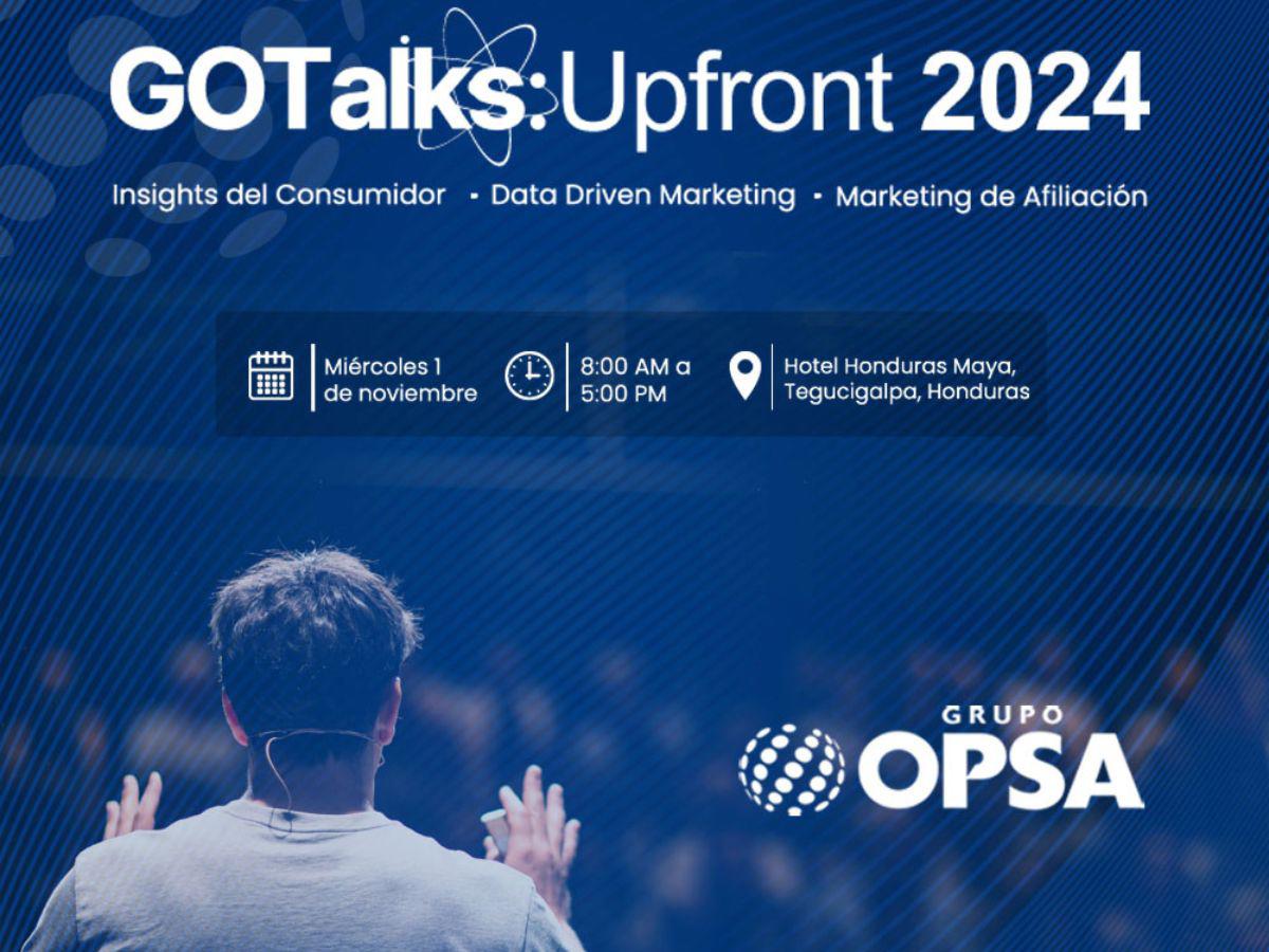 GoTalks: UpFront 2024 será el próximo 1 de noviembre en Tegucigalpa.