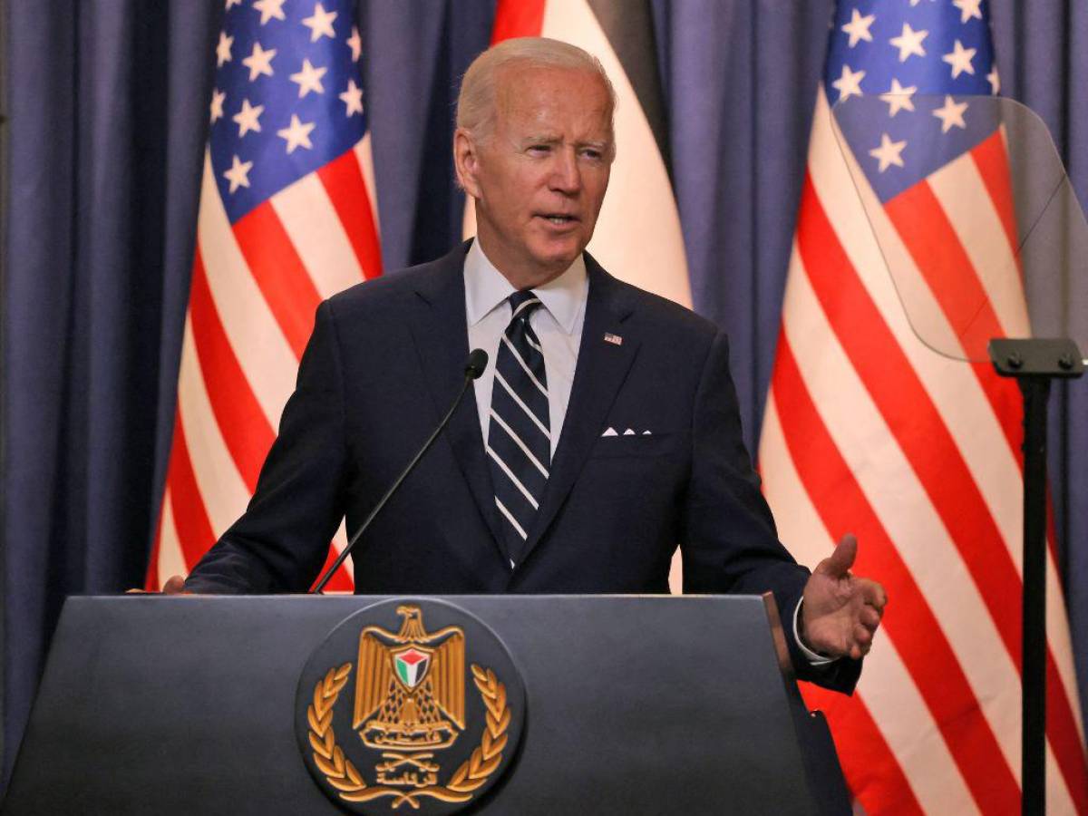 Joe Biden dice que los palestinos necesitan “un horizonte político” hacia la paz