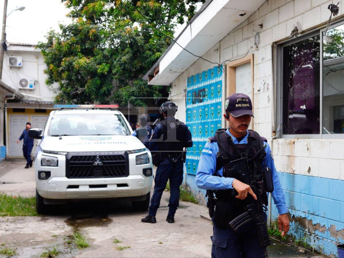 Trasladan a cárcel de máxima seguridad a 6 presuntos pandilleros capturados en San Pedro Sula