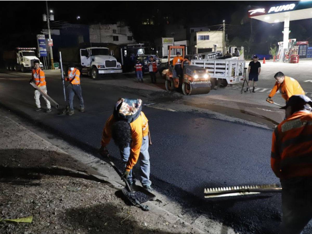 Se agiliza reconstrucción nocturna del Fuerzas Armadas con los “dragones”