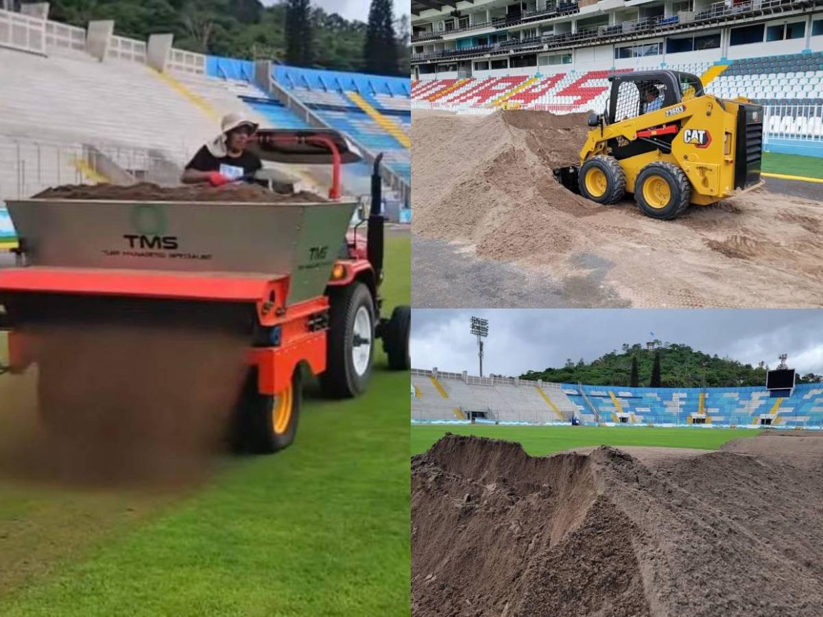 ¿Qué le están haciendo?: Los nuevos arreglos que tendrá el estadio Nacional de Tegucigalpa
