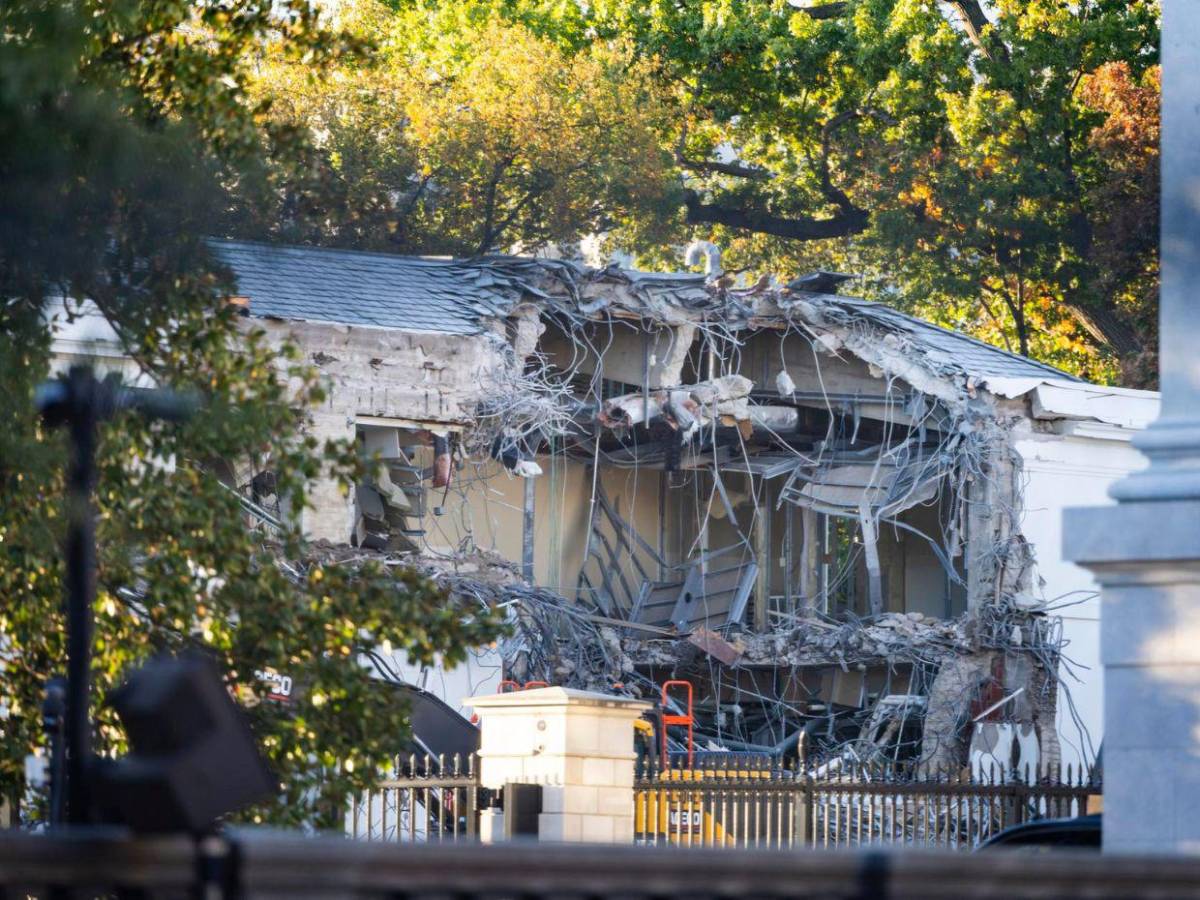 Lo que se sabe del costoso salón de bailes que construye Donald Trump en la Casa Blanca