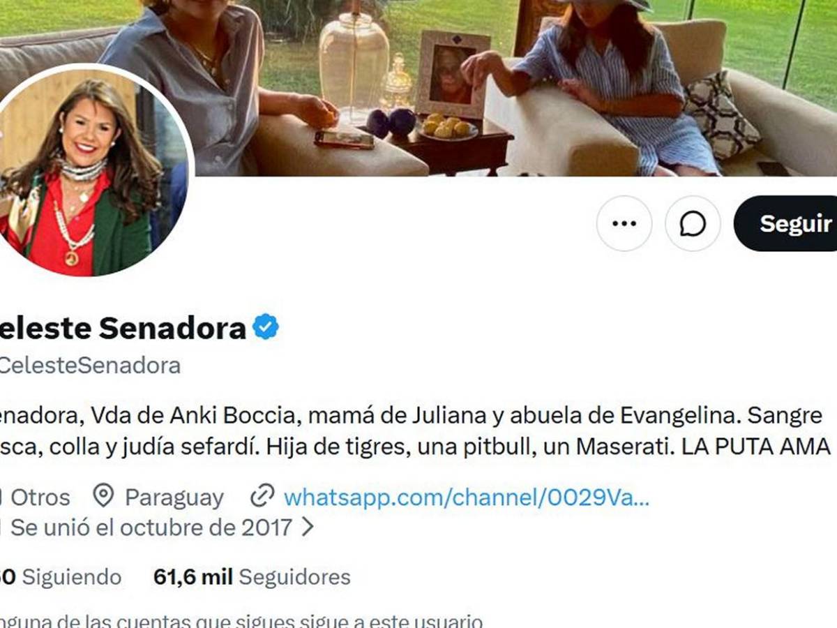 Polémica e irreverente: así es Celeste Amarilla, senadora que lanzó ofensas racistas a Mbappé