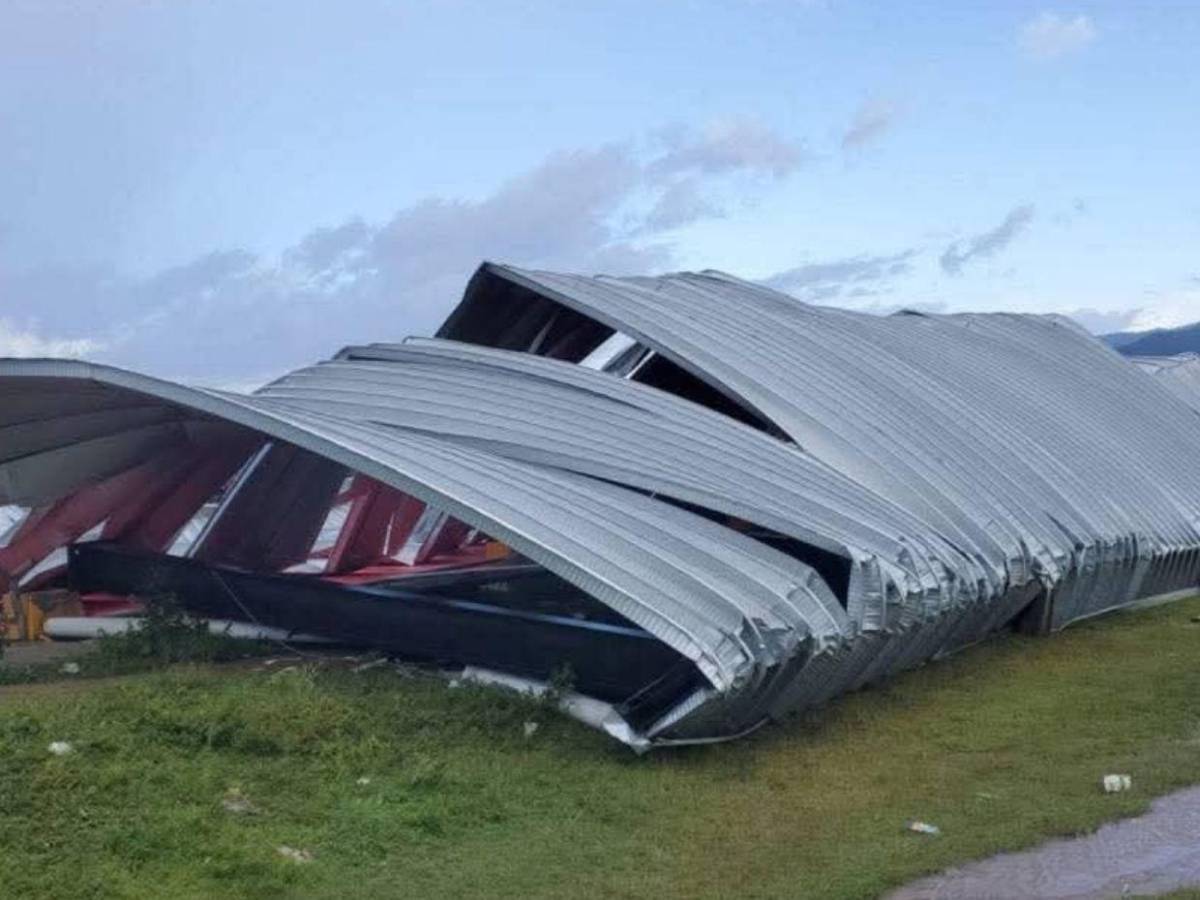 Mario Moncada revela por qué se desplomó el polideportivo en Olanchito