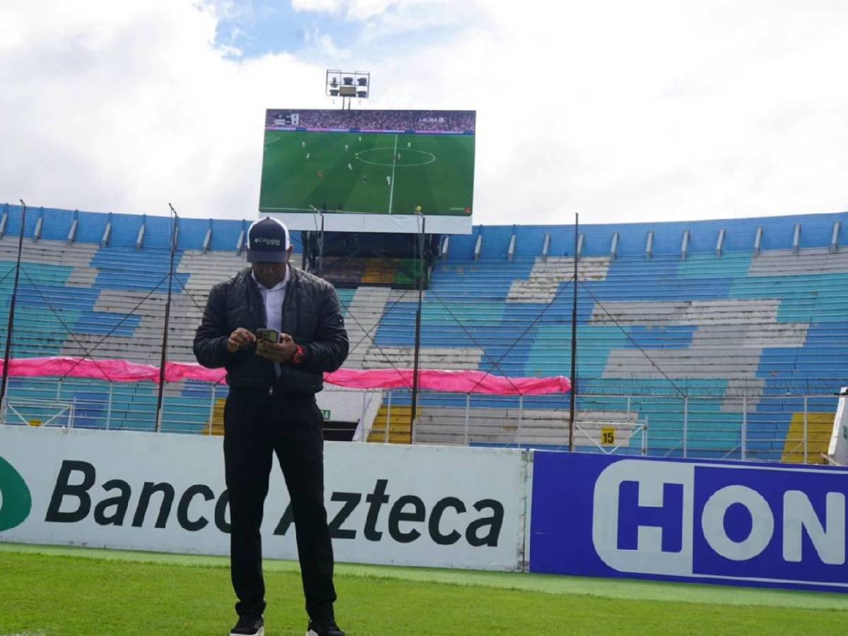 Un lujo total: Así quedó la moderna pantalla gigante en el estadio Nacional de Honduras