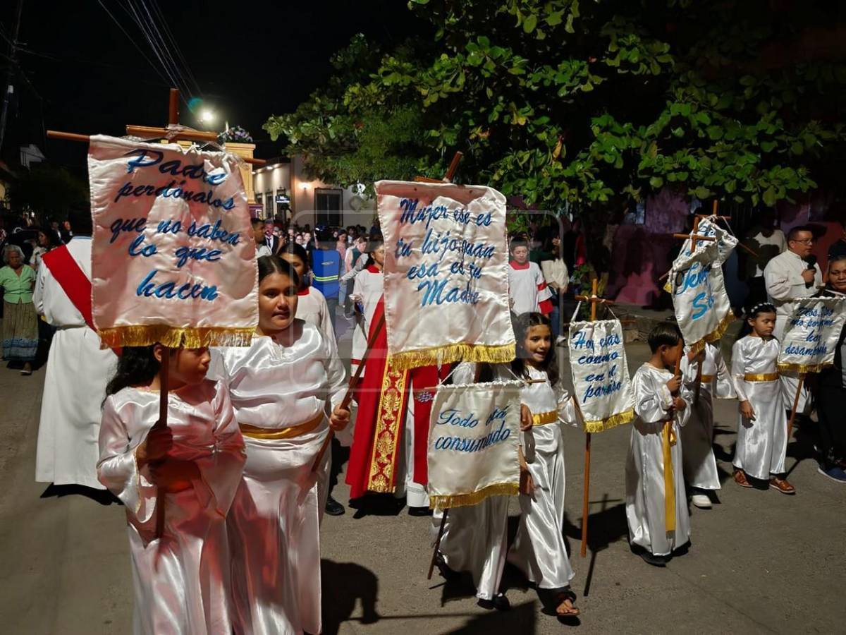 Las imágenes del Santo Entierro en Choluteca, jornada de fe y tradición