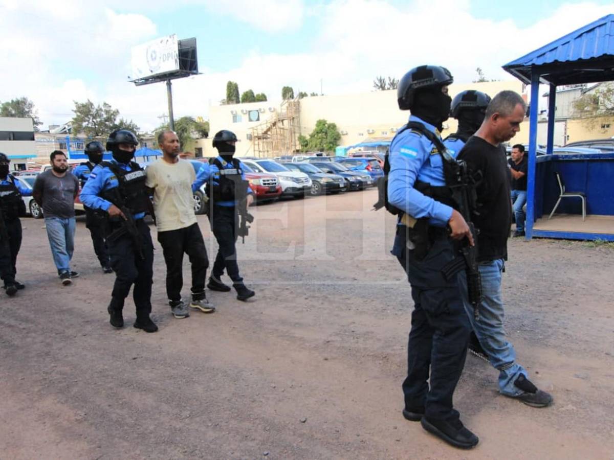 Trasladan a Tegucigalpa a tres sospechosos de secuestro en Taulabé