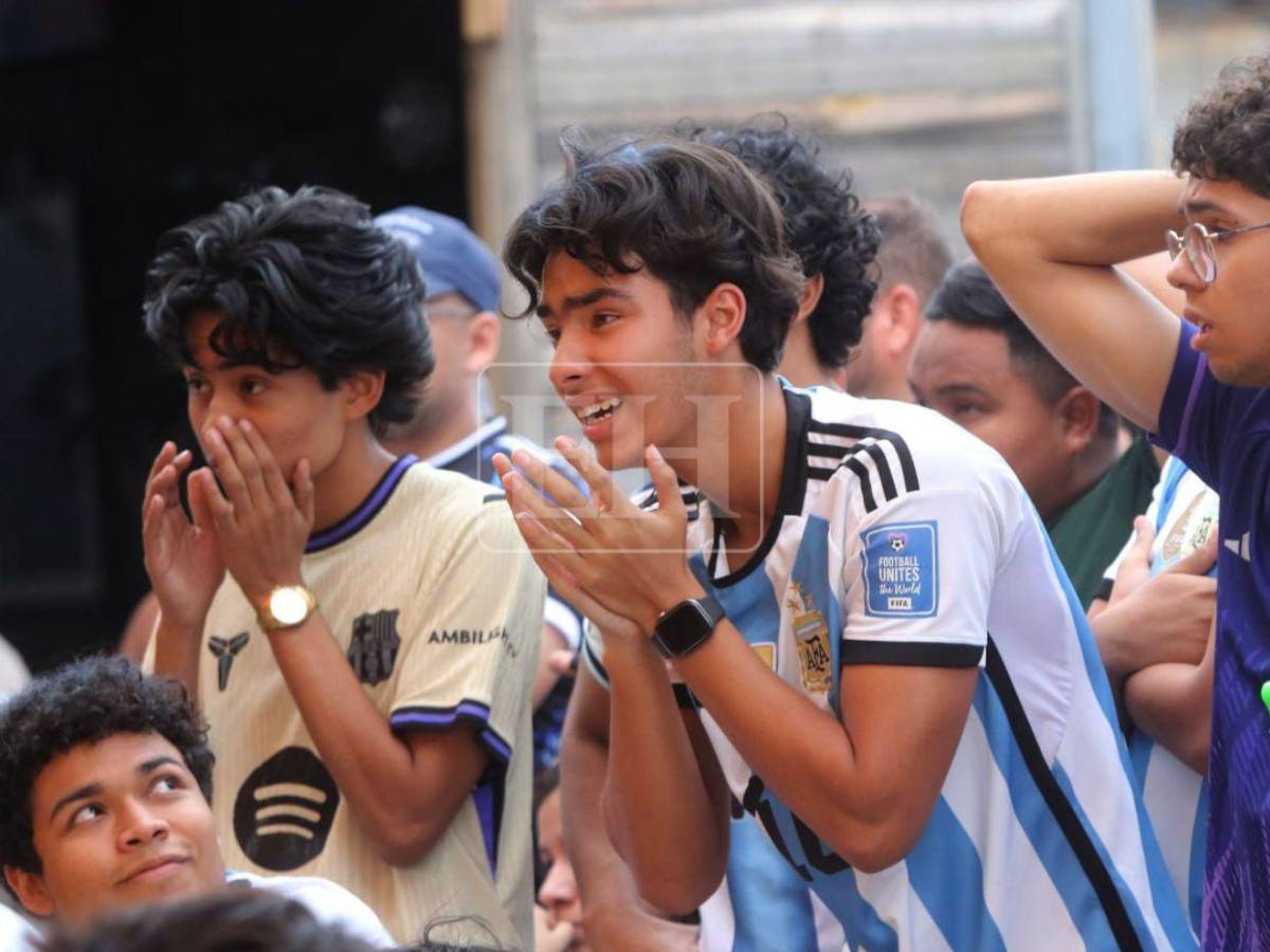 Lágrimas de tristeza invadieron a hondureños tras derrota de Argentina en final del Mundial