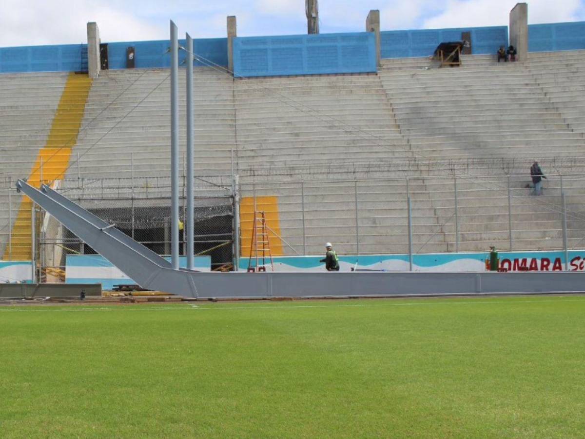 Comienzan a instalar techo en el Estadio Nacional: así quedará tras la remodelación