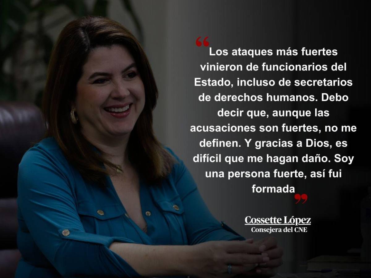 Creemos que nuestras comunicaciones están intervenidas: Frases de Cossette López antes de dejar la presidencia del CNE