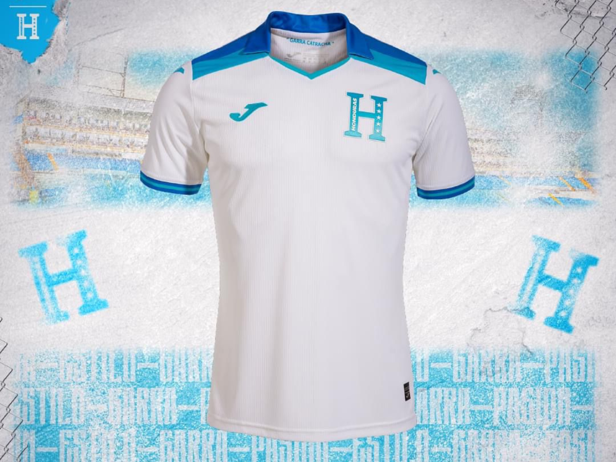 Esta es la camisa de local que usará Honduras.