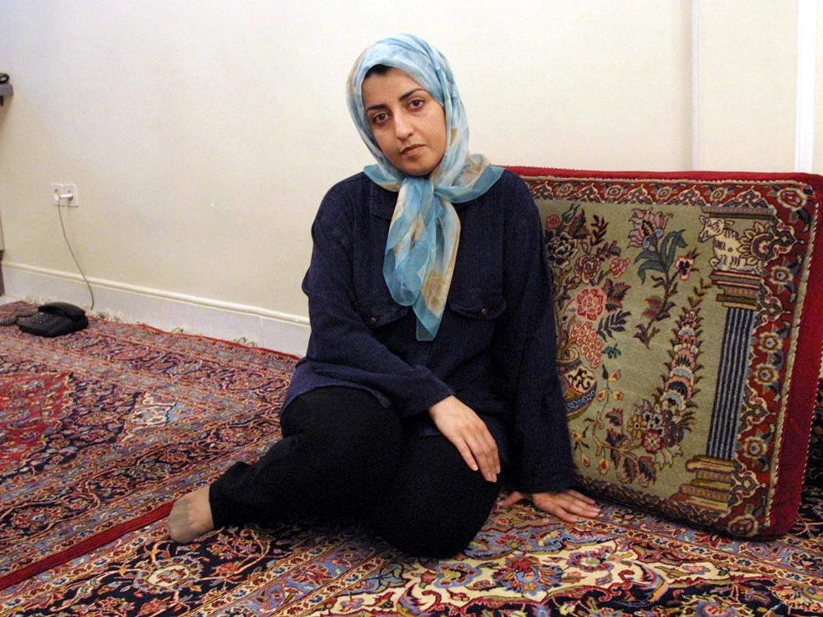 Narges Mohammadi premio Nobel de la Paz 2023.