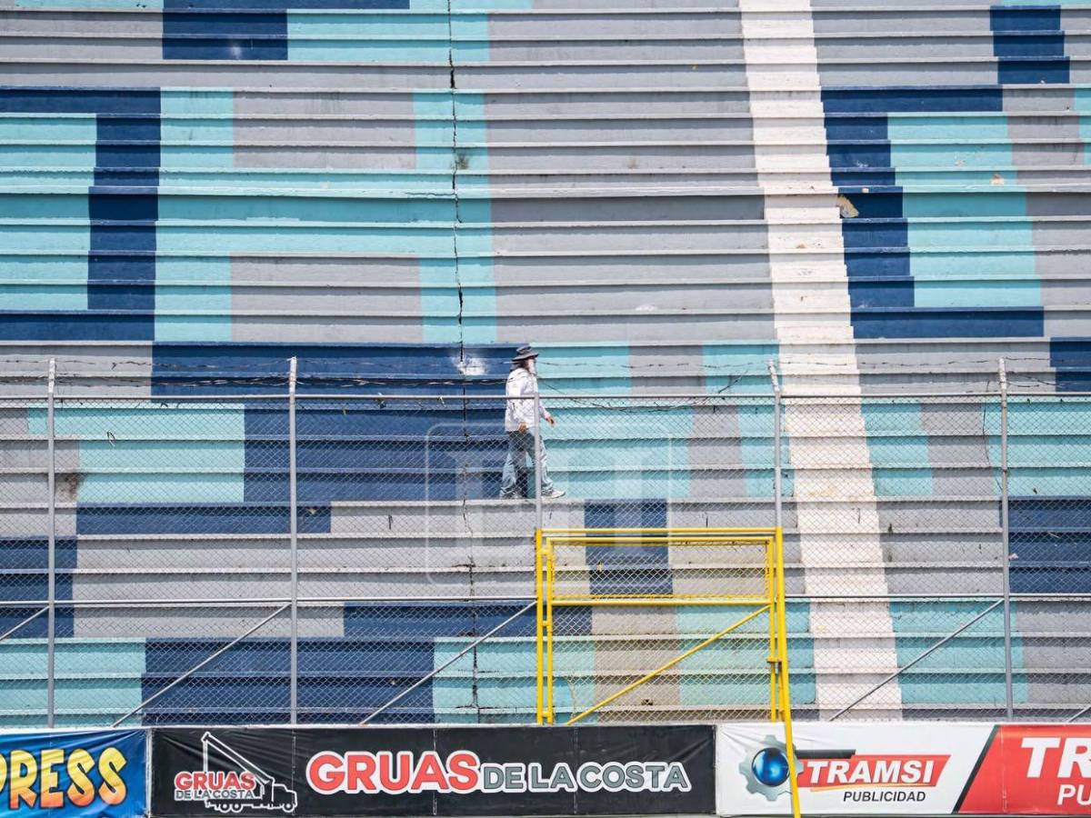 ¿Cómo quedó la grama? Pulen el estadio Morazán para la final entre Marathón y Motagua