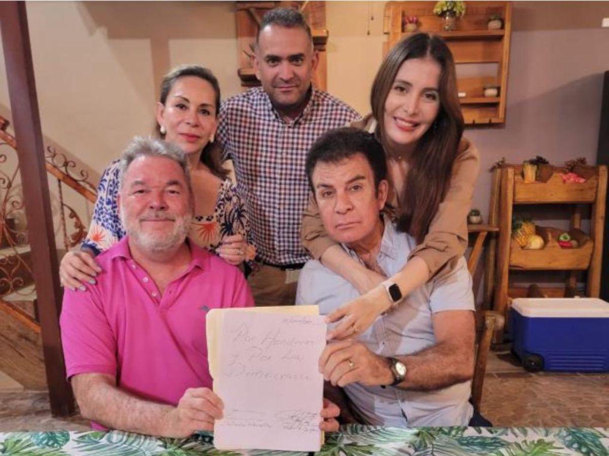 Nasralla y Roberto Contreras firman alianza de buena voluntad como candidatos a la presidencia