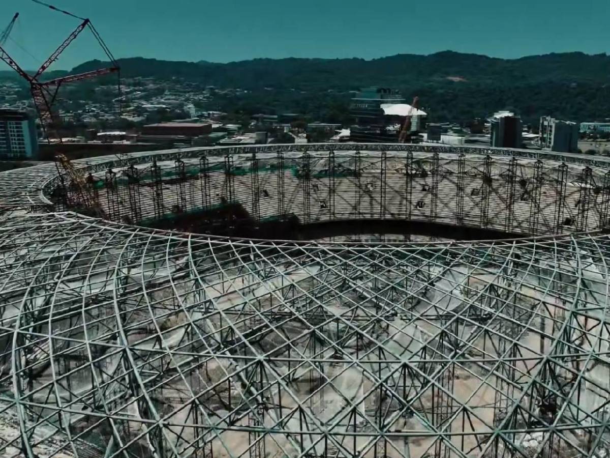 El Salvador hace historia: Así avanza la construcción del estadio más grande de Centroamérica