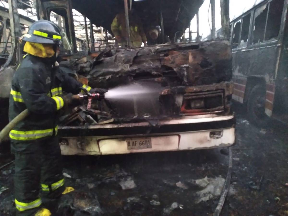 Las unidades quedaron destruidas.