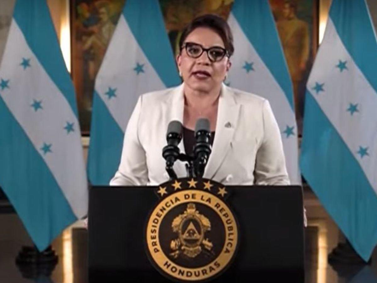 Xiomara Castro anuncia que presentará reforma a la ley de justicia tributaria ante el Congreso