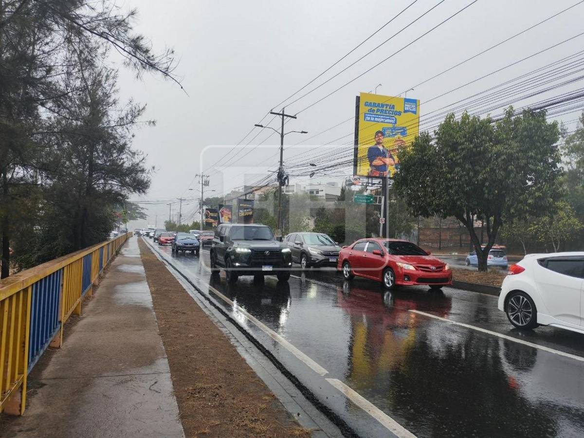 Inicio de semana fresco: Llueve sobre la capital este lunes
